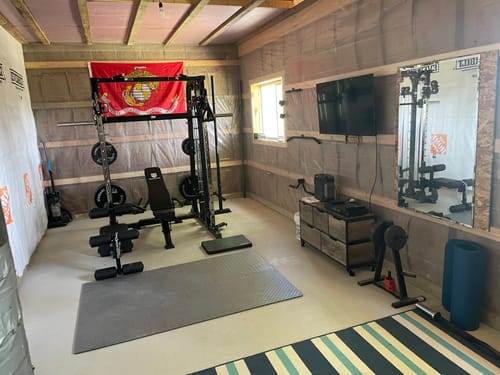 Customer photo review of MAJOR FITNESS Rack Mounted Leg Extension for 2" x 2" Cage