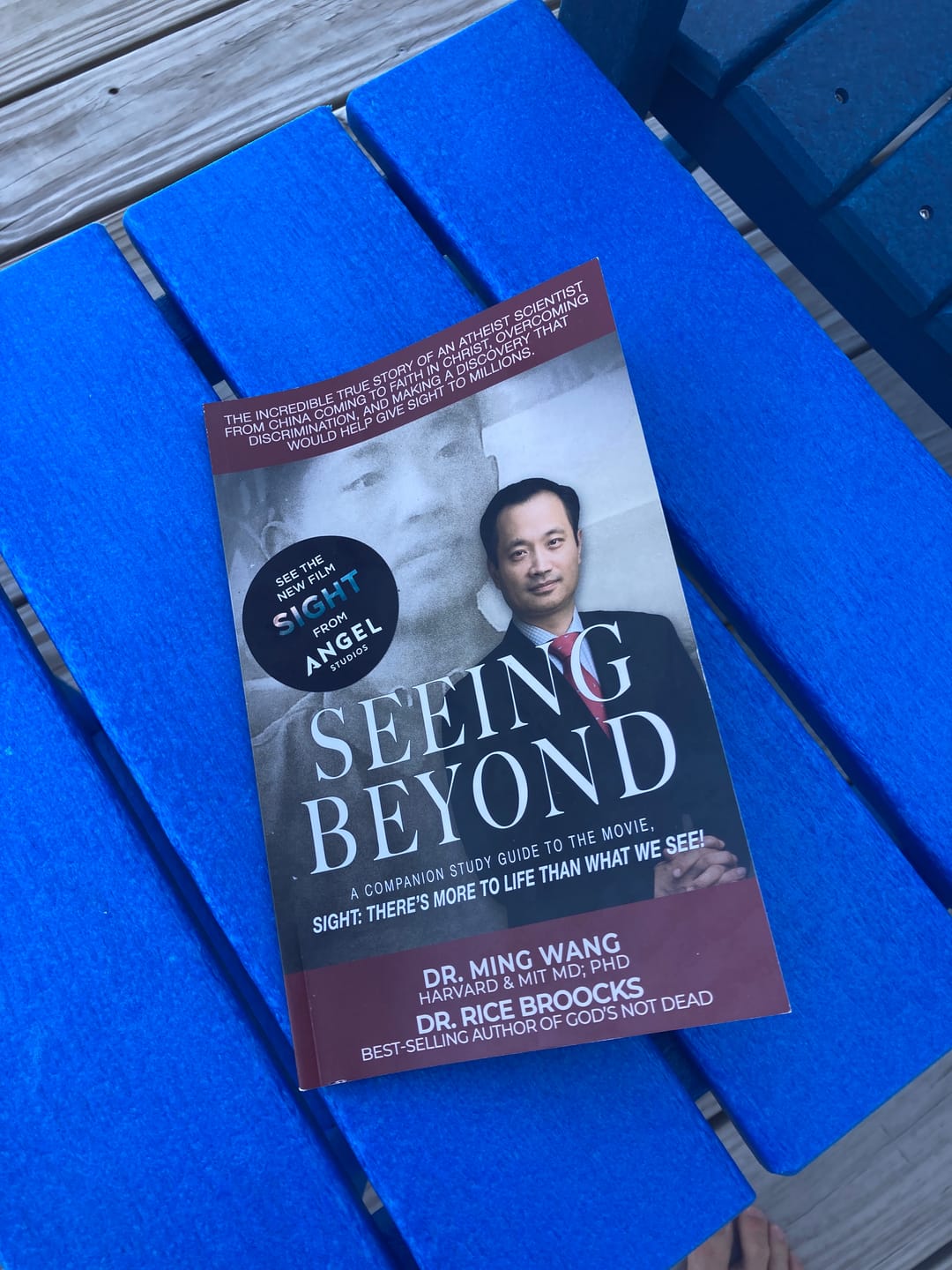 Customer photo review of Seeing Beyond: Companion Bible Study Guide to the Movie, SIGHT