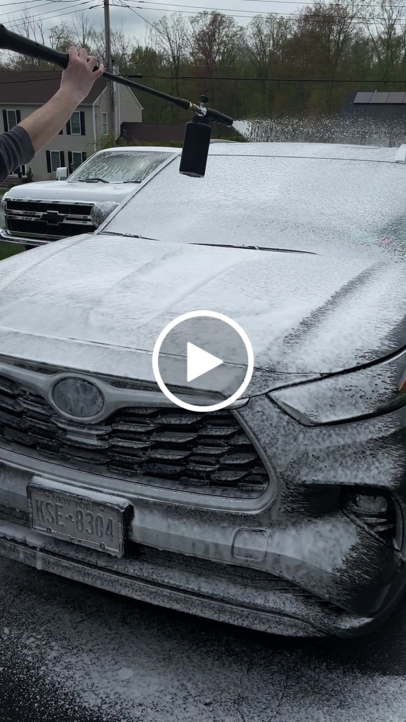 Customer video review of BLACKLINE™ FOAM CANNON 2.0