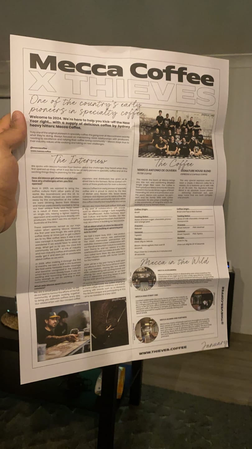 Customer photo review of Coffee Subscription