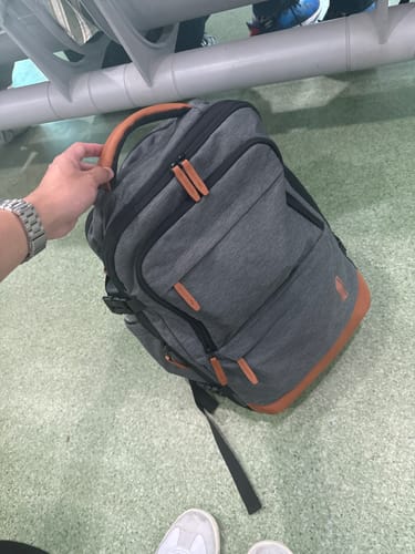 Customer photo review of Falco 40L Expandable Airline Approved Carry On Travel Backpack