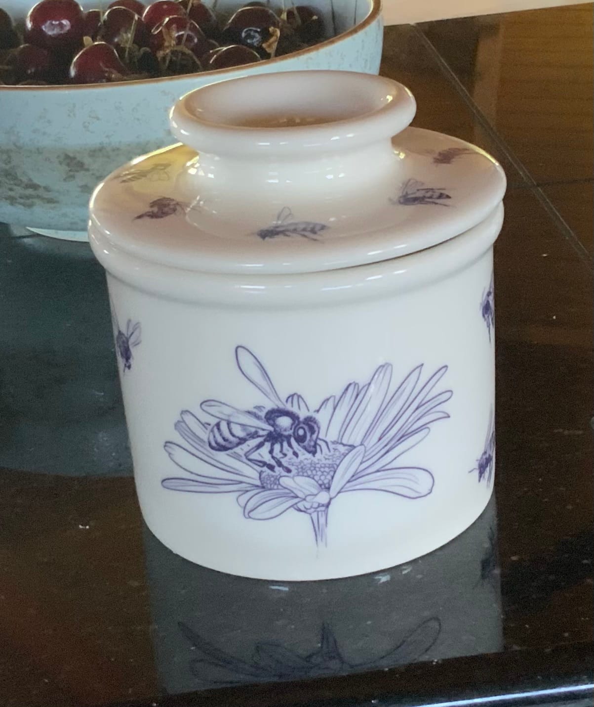 Customer photo review of The Honey Bee Butter Bell® Crock