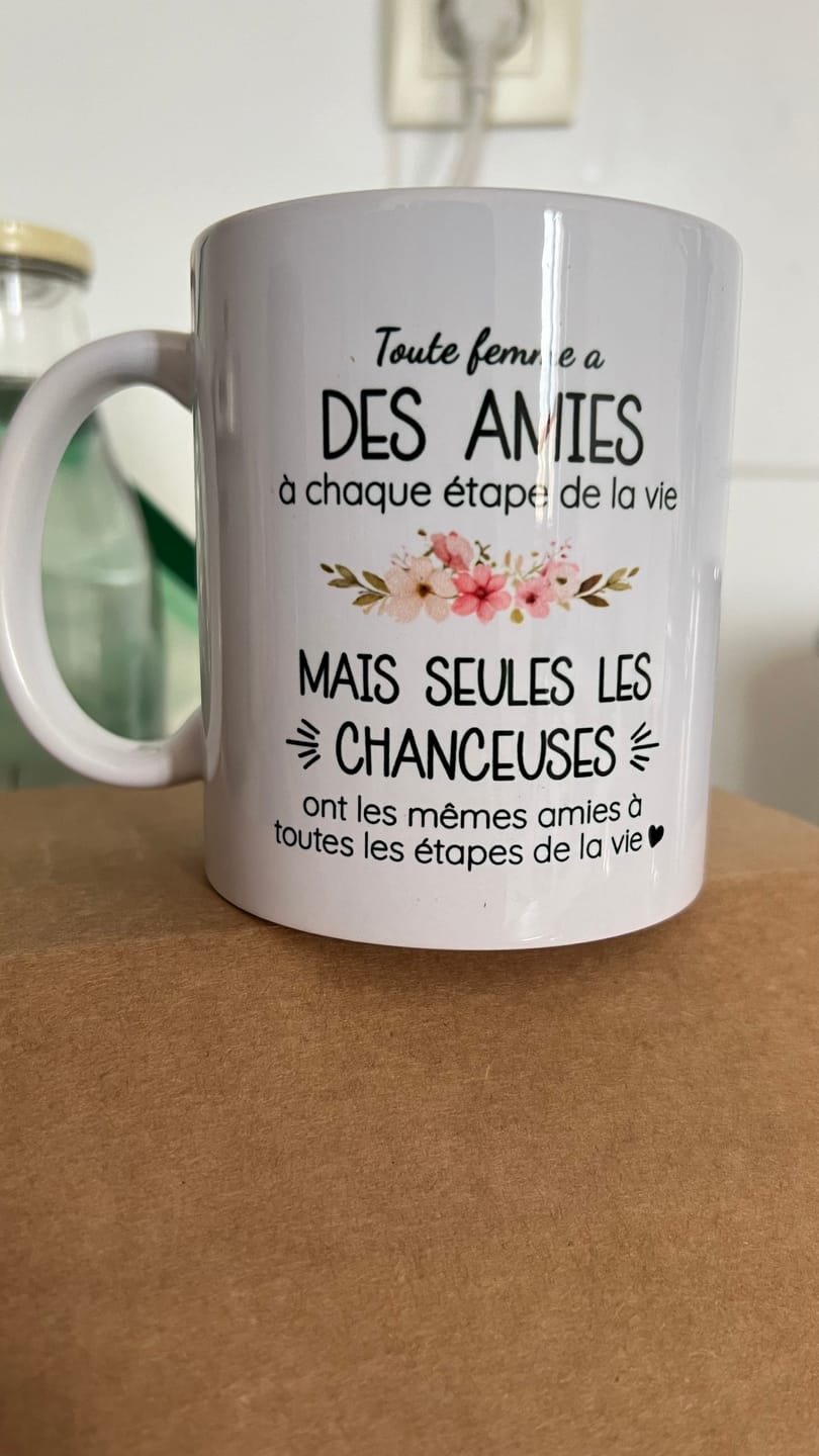 Customer photo review of Mug Personnalisé - Meilleures Amies