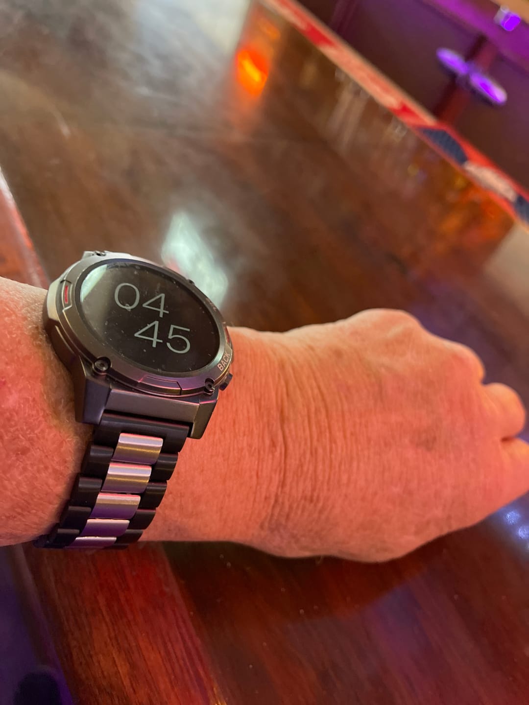 Customer photo review of Black-Silver Steel Loop