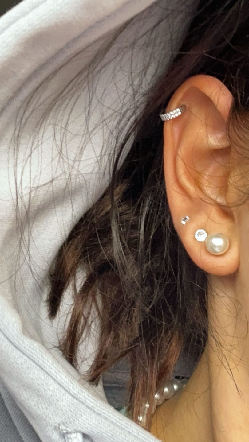 Customer photo review of Double Shine Clicker | Nasen- & Ohrpiercing