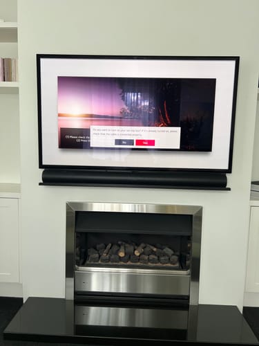 Customer photo review of FOLD Display Ledge 1200