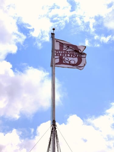 Customer photo review of Fahne inkl. Druck