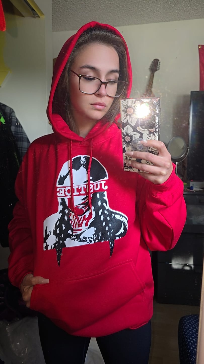 Customer photo review of Justice Hoodie
