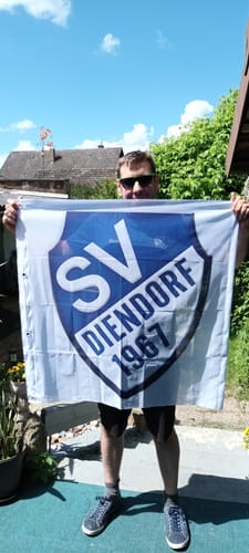 Customer photo review of Fahne inkl. Druck