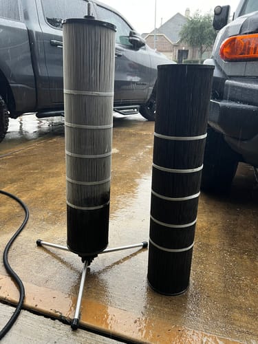 Customer photo review of Cyclone Pool Filter Cleaning System