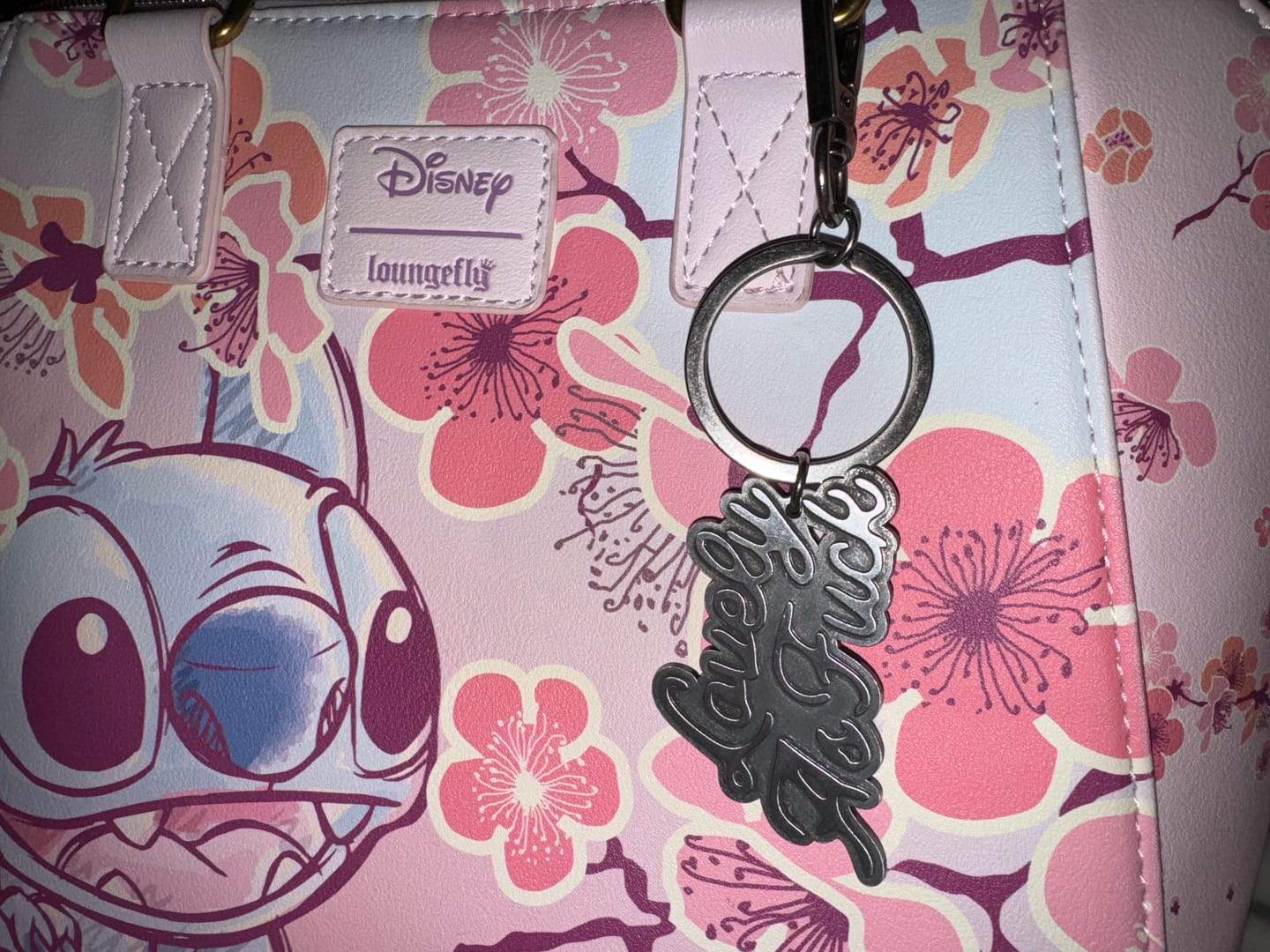 Customer photo review of Lovely Silver Keychain
