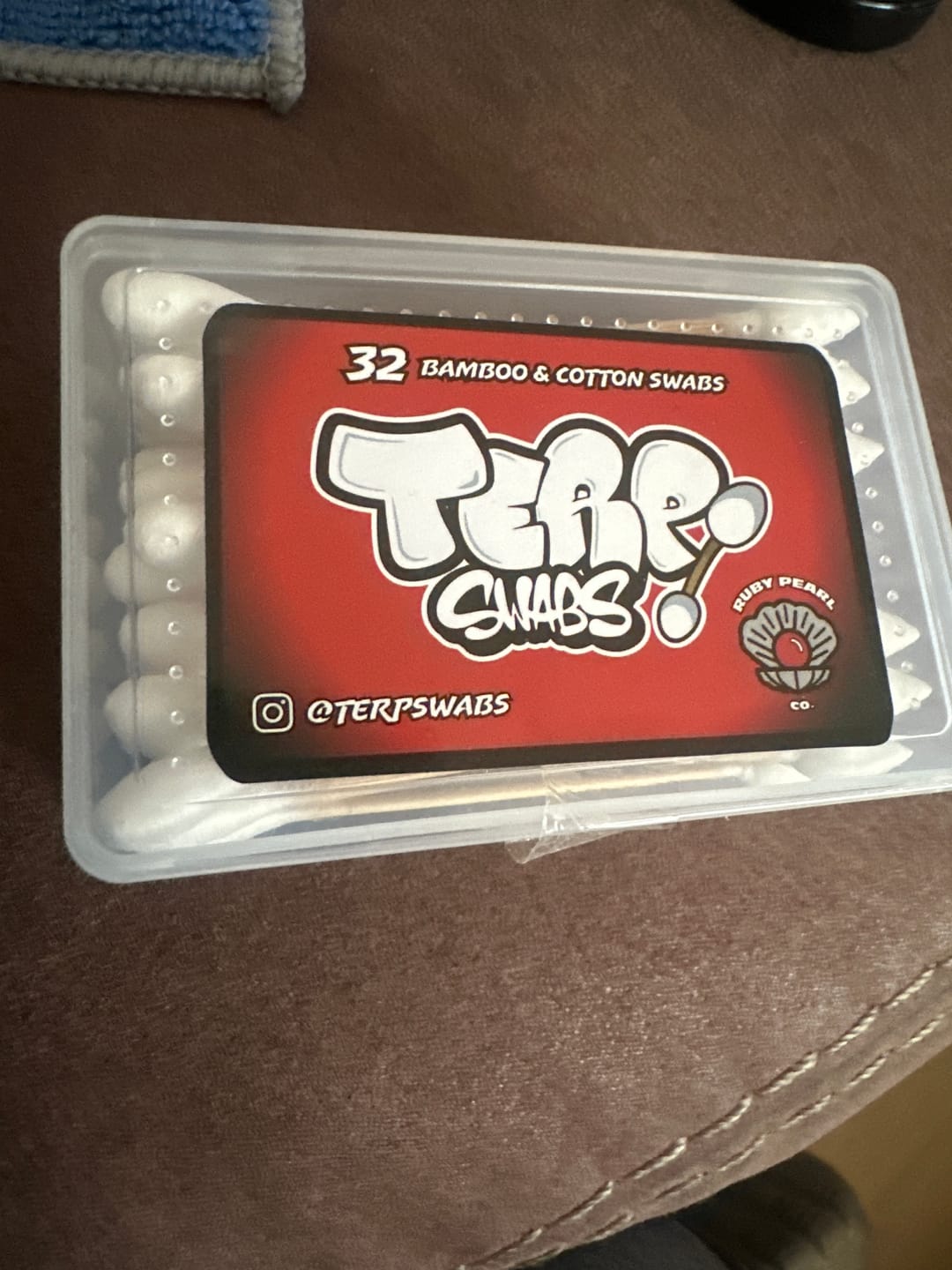 Customer photo review of Terp Swabs Travel Pack Cotton Swabs (32 Count)
