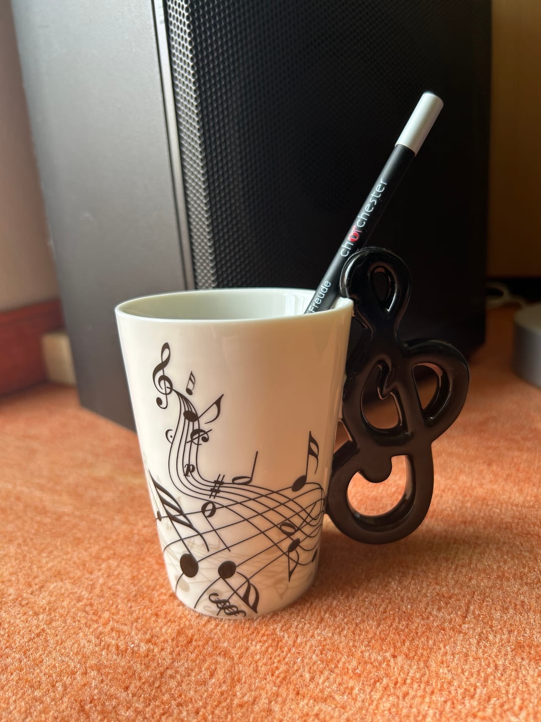 Customer photo review of Originelle Tasse – Violinschlüssel