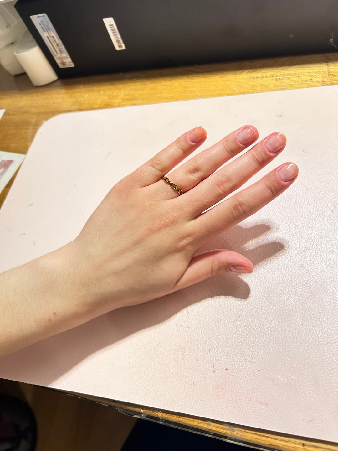 Customer photo review of Element Ring | 18K vergoldet