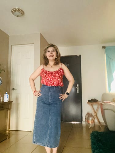 Customer photo review of Blusa - 752476 - ROJ