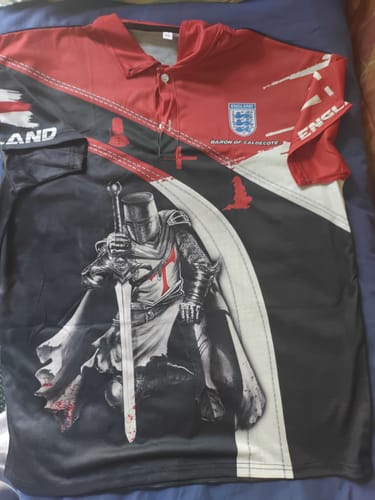 Customer photo review of Unisex Shirt, Custom Name England Shirt, England Knight, English T-Shirt
