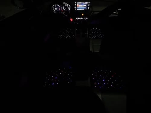 Customer photo review of Star Lights Floor Mat