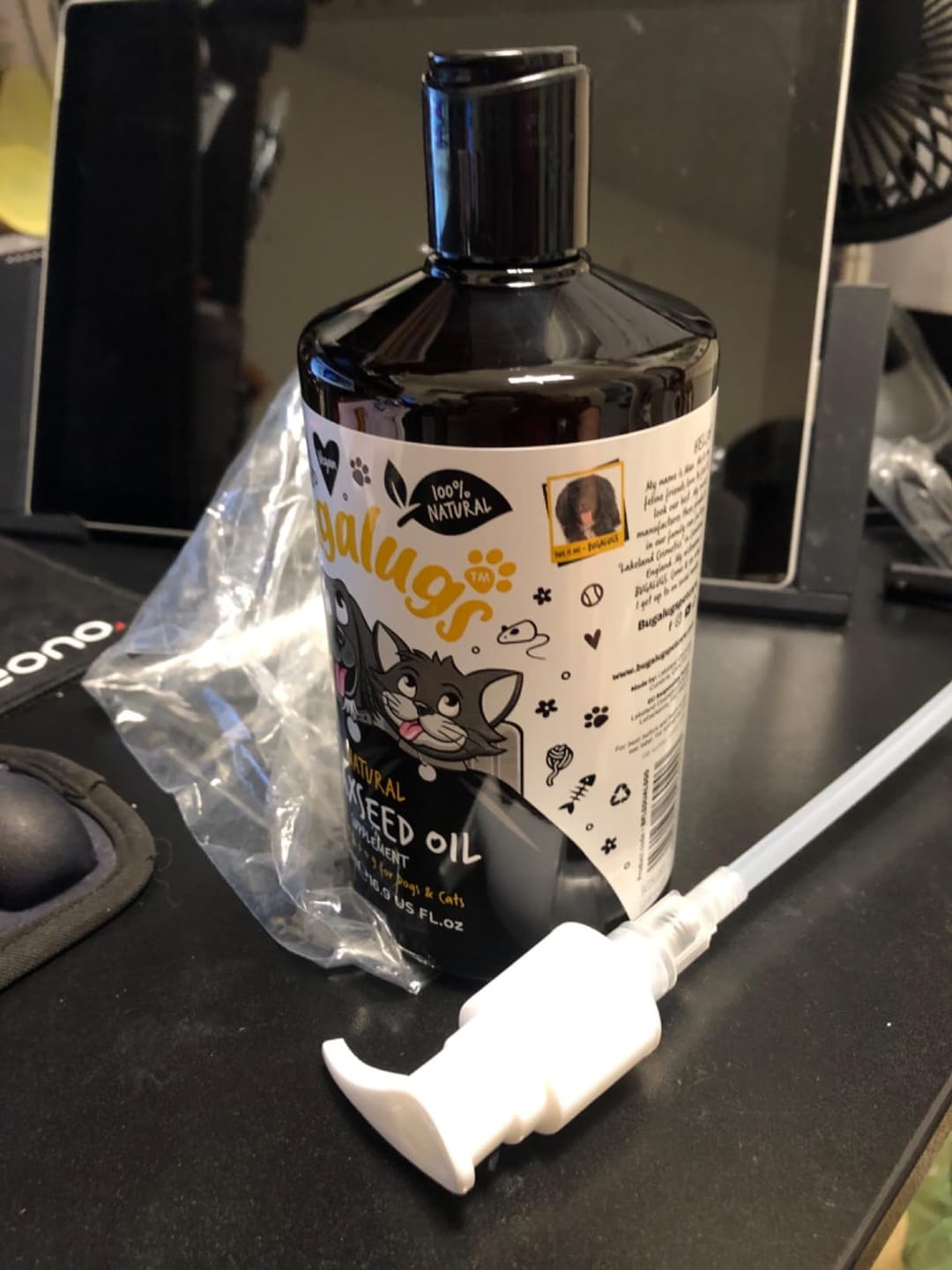 Customer photo review of Flaxseed Oil
