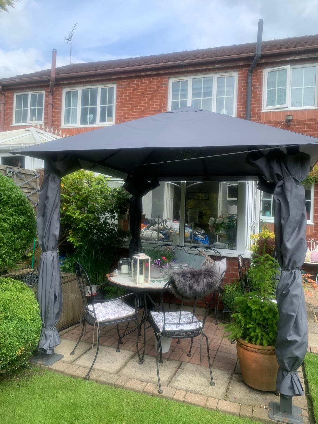 Customer photo review of Glendale Highfield Gazebo Canopy
