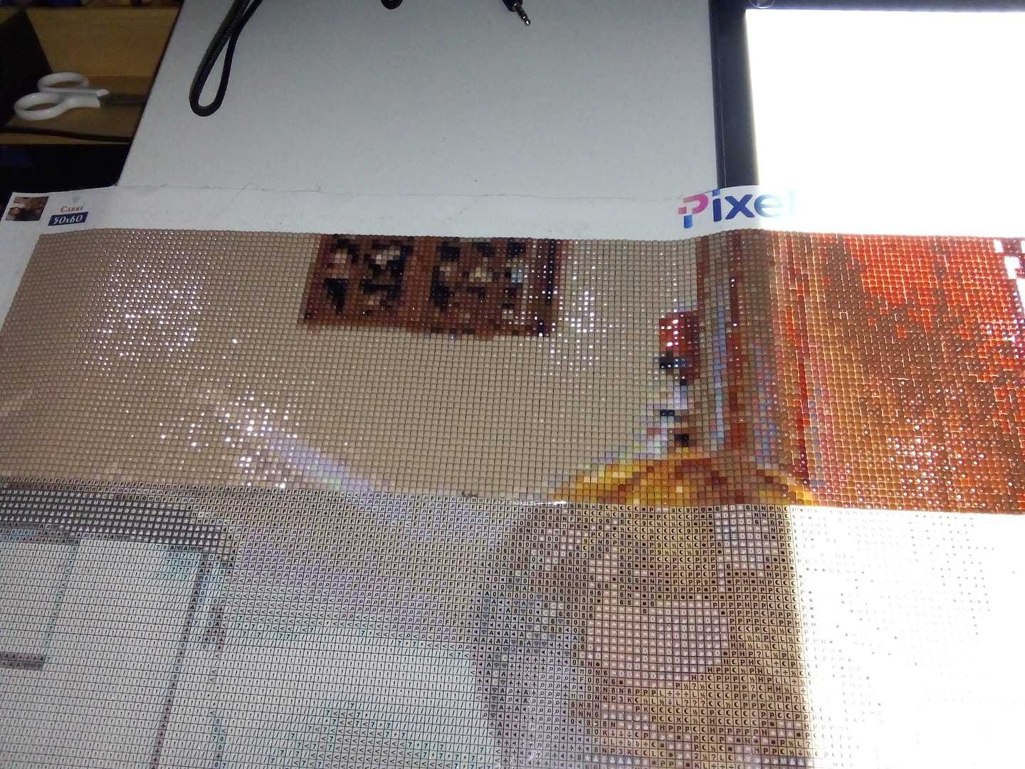 Customer photo review of Diamond Painting Personnalisé