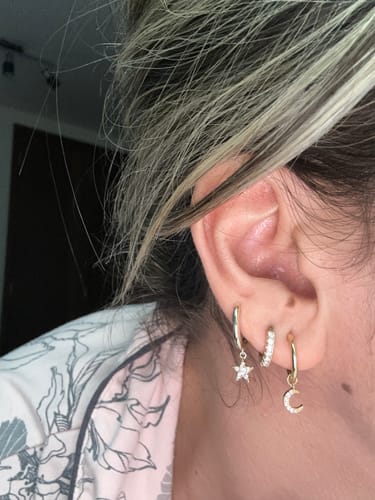 Customer photo review of PIERCING SWIFT BAÑO DE ORO