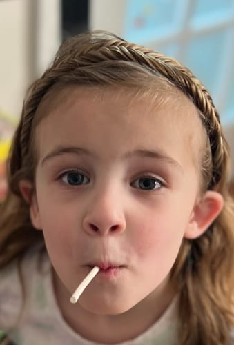 Customer photo review of Arisa Fishtail for Kids - Braided Headband