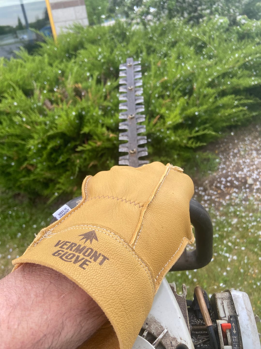Customer photo review of Bespoke Gloves