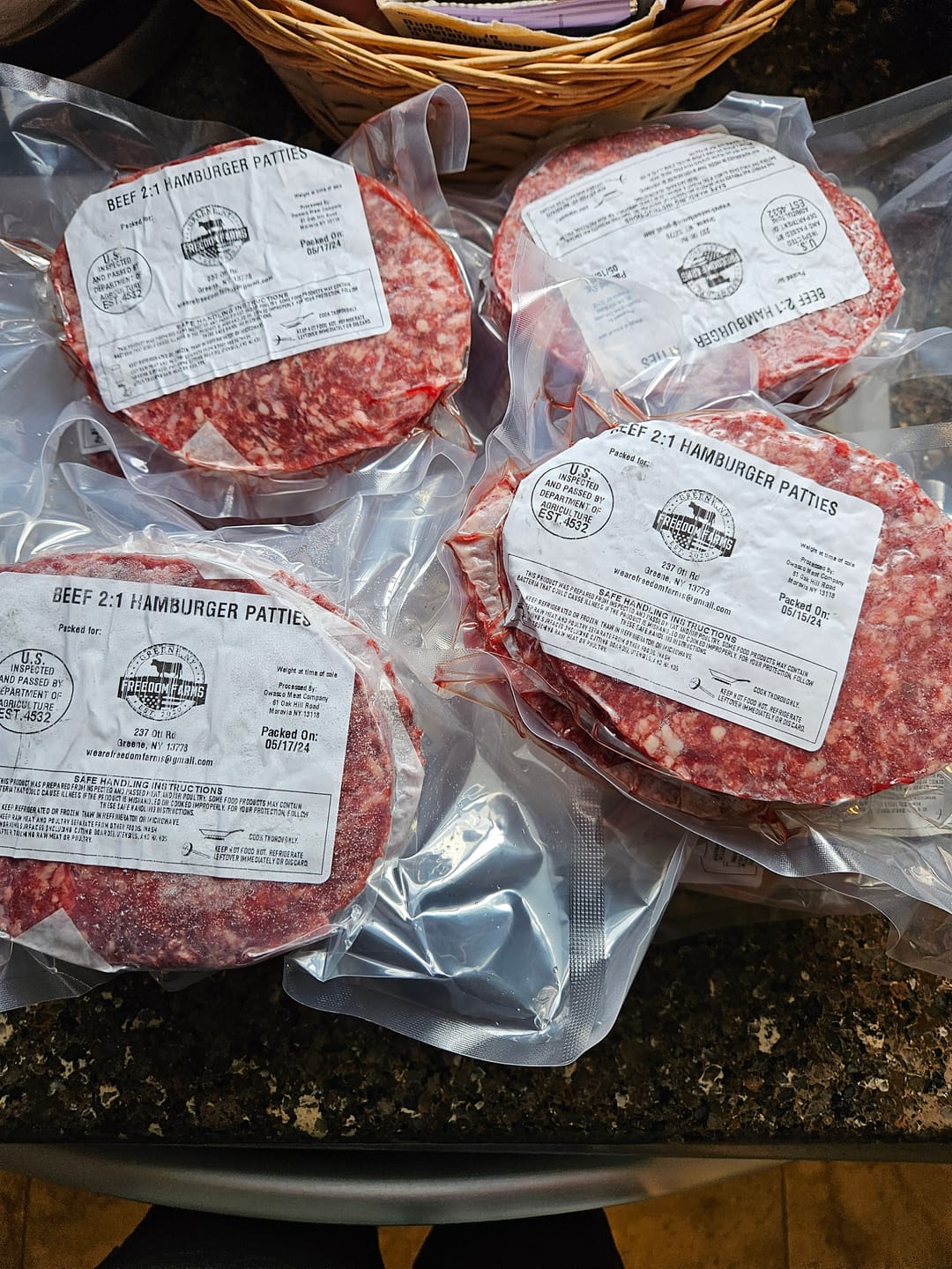 Customer photo review of Best Grass-Fed Burger Box