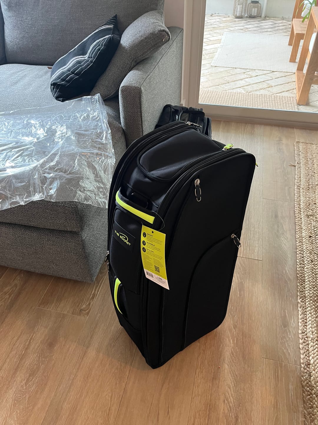 Customer photo review of The Rocket Tennis Racquet Bag