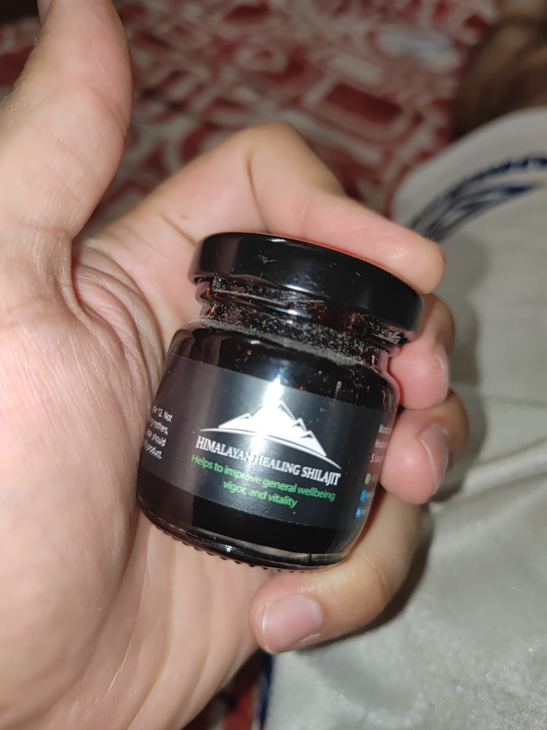 Customer photo review of Natural Himalayan Shilajit | 50g