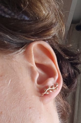 Customer photo review of Boucles d'oreilles HOSANNA
