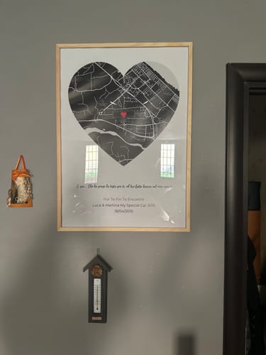 Customer photo review of Il luogo dove tutto è cominciato - Poster Personalizzato