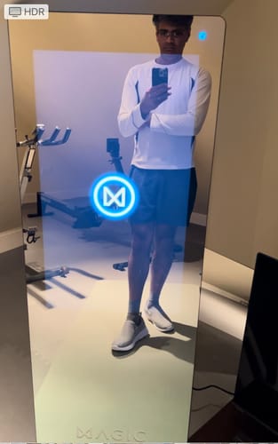 Customer photo review of MAGIC AI: Fitness Smart Mirror