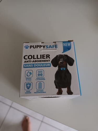 Customer photo review of Collier Anti Aboiement PuppySafe™