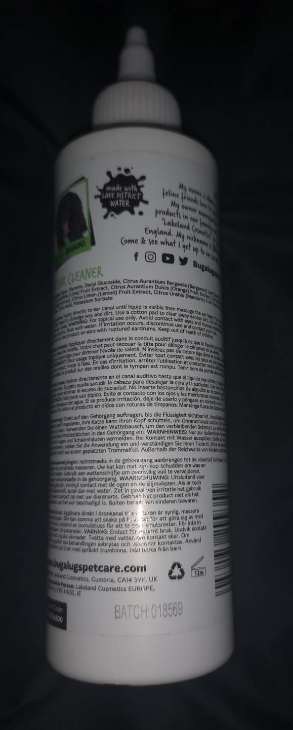 Customer photo review of Cat Ear Cleaner