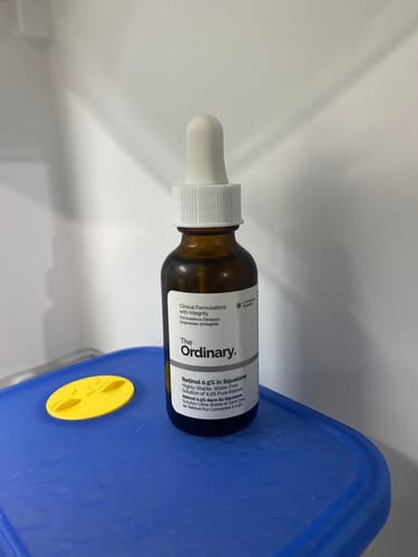 Customer photo review of Retinol 0.5% in Squalane Serum