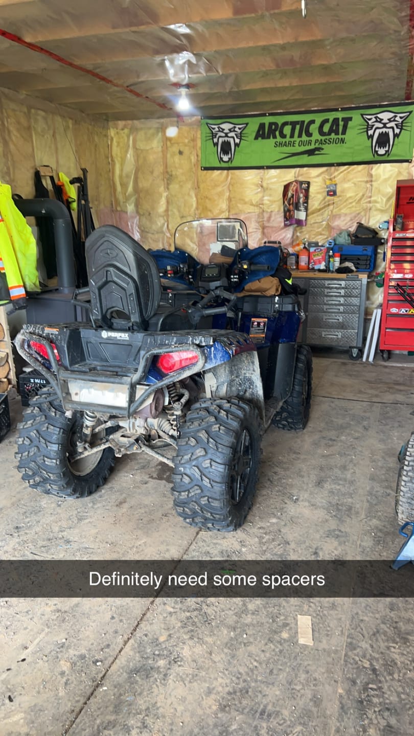 Customer photo review of 2-Inch Lift Kit for Polaris Sportsman XP 850/1000 (2014+)