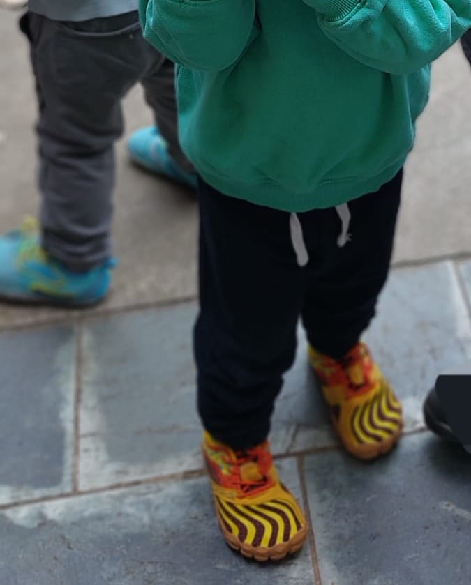 Customer photo review of Niños Vitality Ⅰ - Zapatos Barefoot