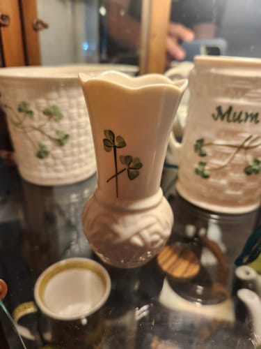 Customer photo review of Belleek Classic Durrow 4" Vase