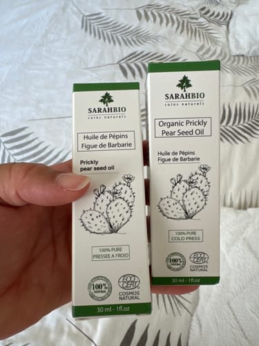 Customer photo review of Huile de Pépin de Figue de Barbarie 3 Flacon 30ml + 1 Flacon Offerte