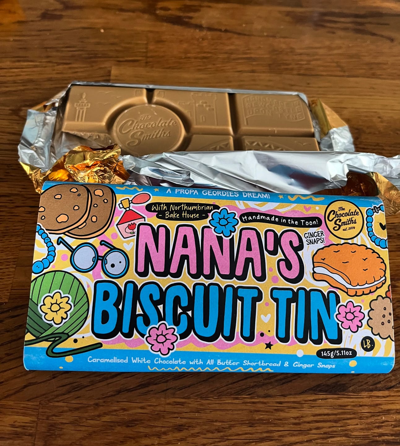 Customer photo review of Nana’s Biscuit Tin Bar