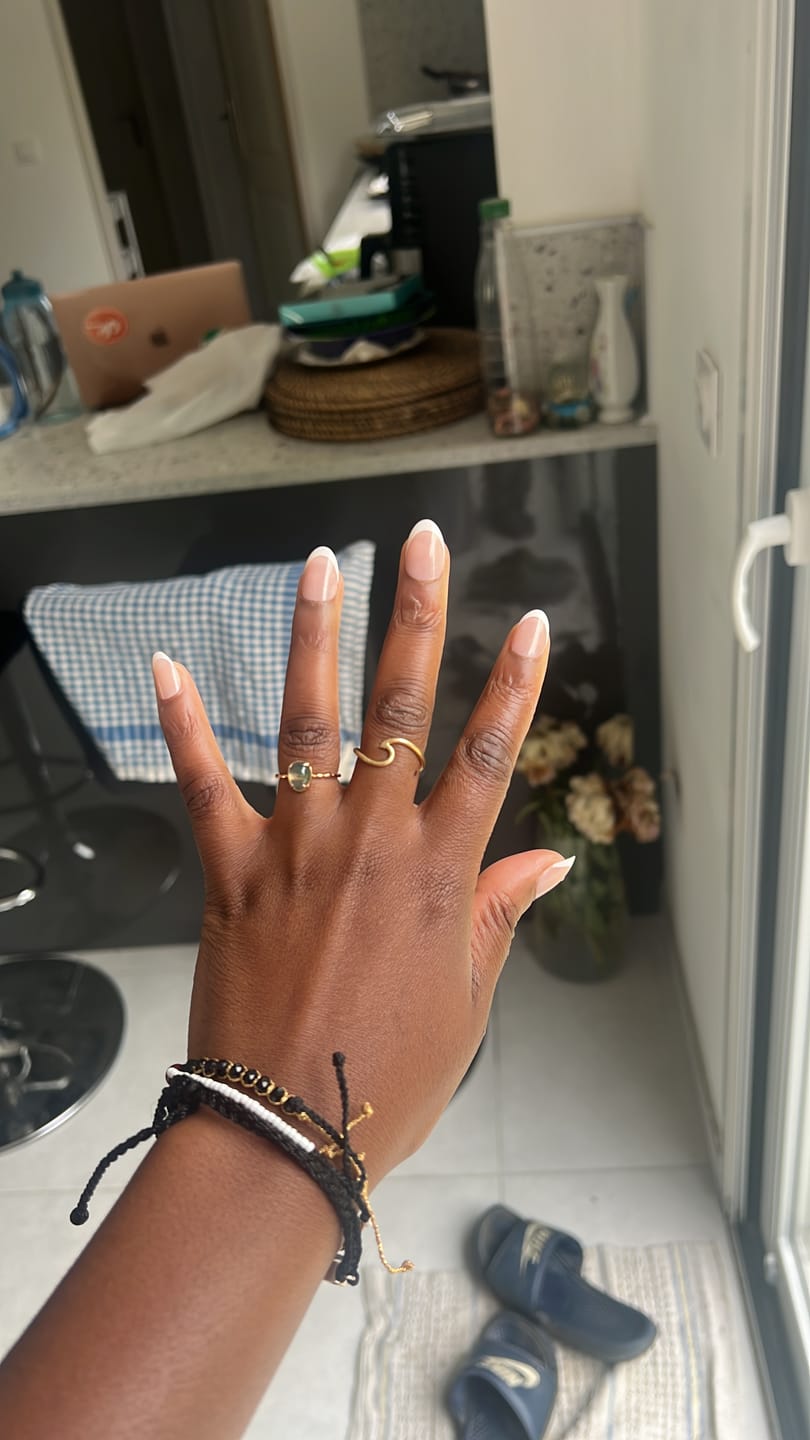 Customer photo review of Bague en Agate mousse