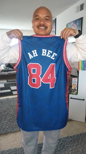 Customer photo review of Cambodia Custom Basketball Jersey