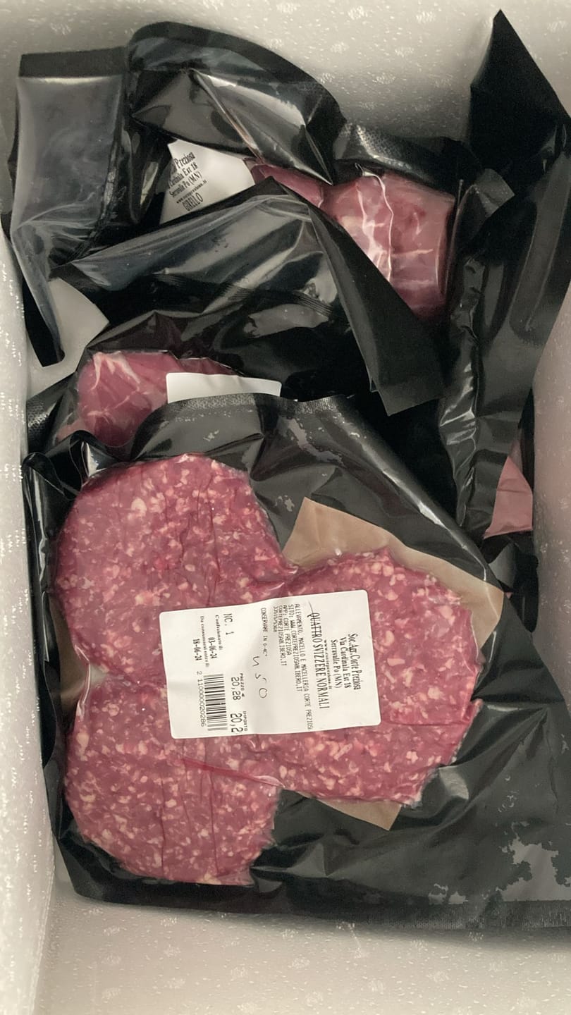 Customer photo review of Pacco Famiglia Scottona 2,9 Kg Grassfed