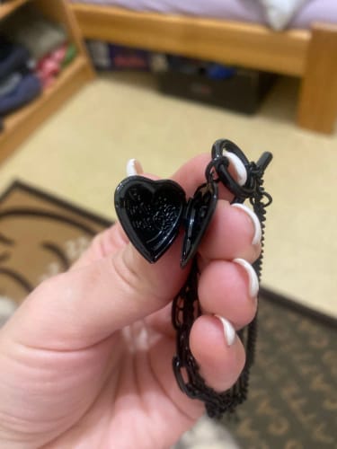 Customer photo review of Triple Chain Necklace