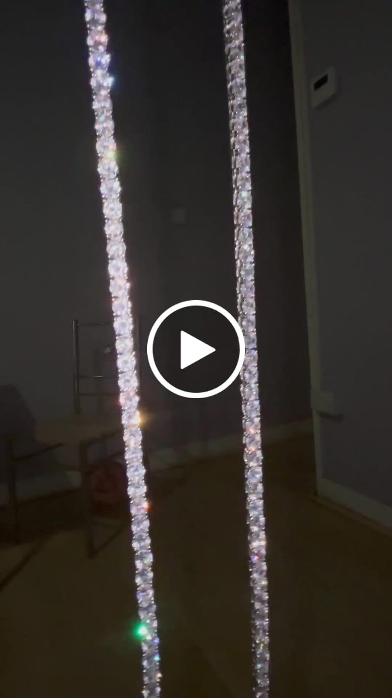 Customer video review of 5mm Tennis Chain - White Gold