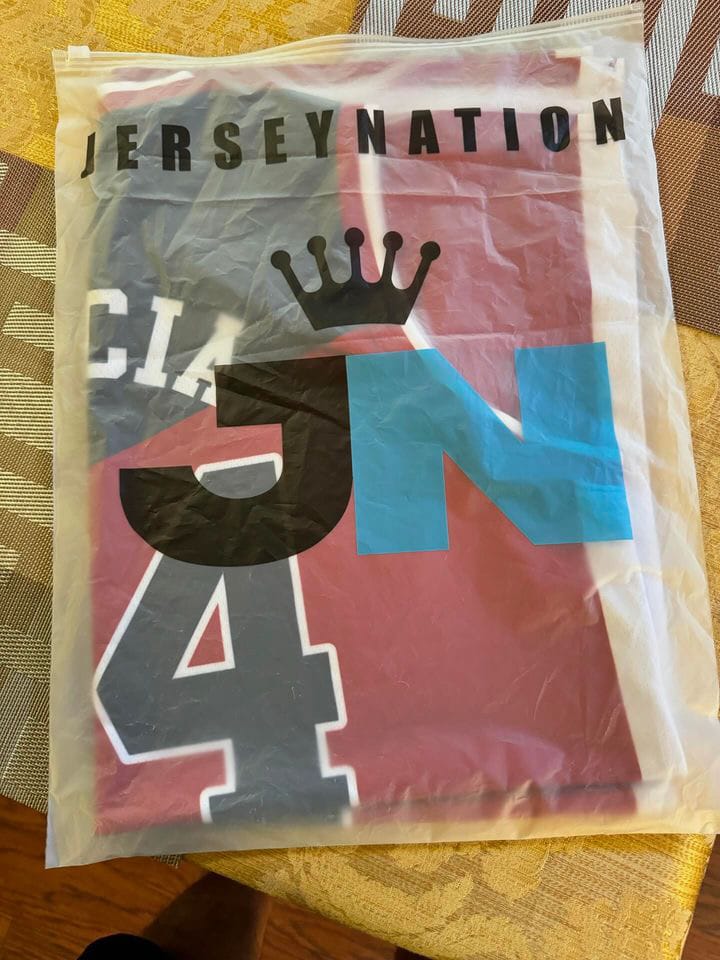 Customer photo review of Puerto Rico Custom Basketball Jersey