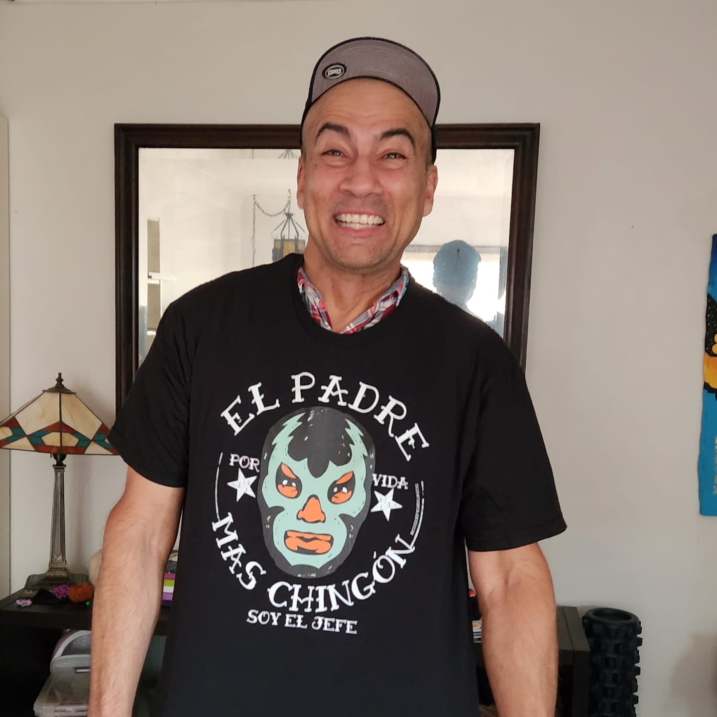 Customer photo review of El Padre Mas Chingon OG T-Shirt