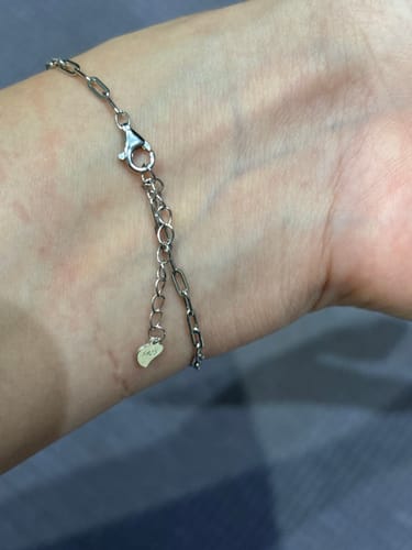 Customer photo review of Silver Braid of Beauty Bracelet