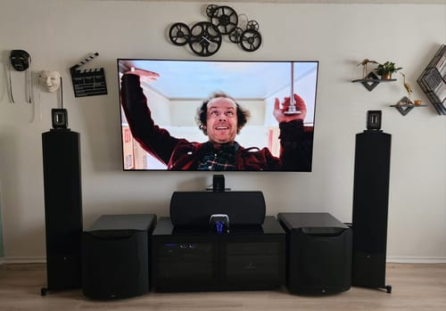 Customer photo review of Verus V8C 3-Way Dual 8" Center Channel Speaker